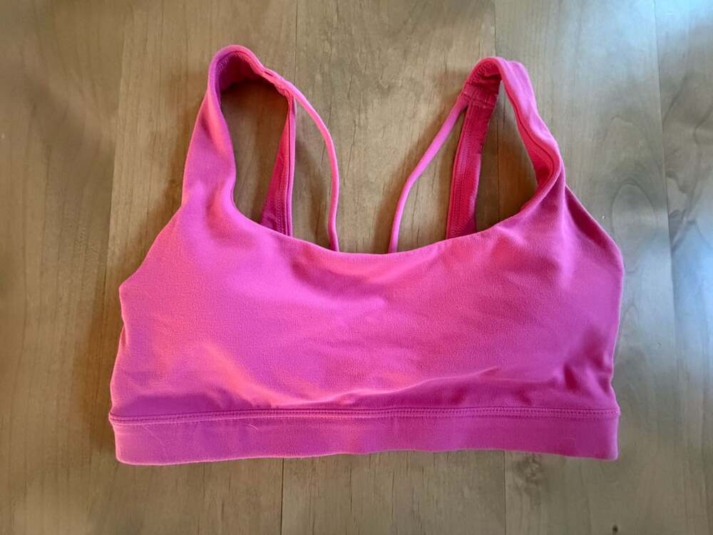 Athleta Sports Bra Pink Size Small